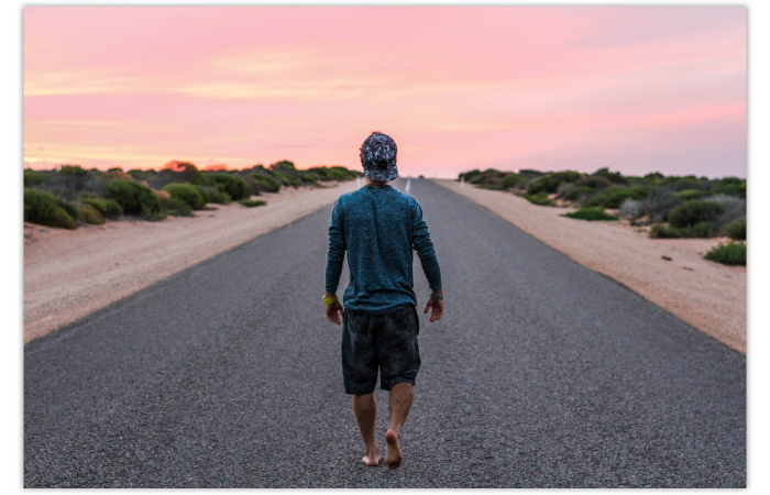 終わりの見えない道