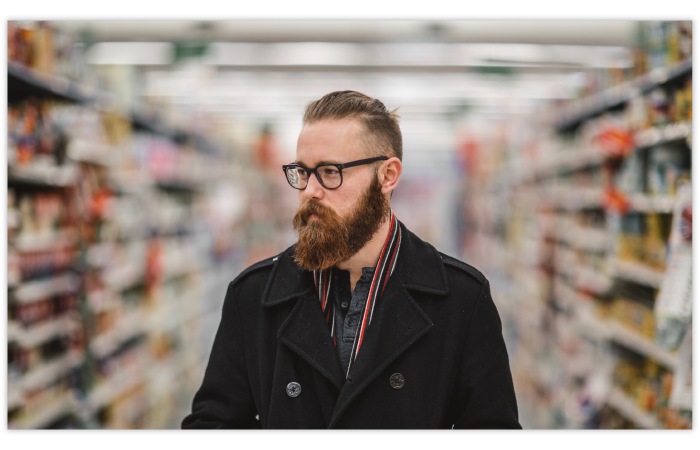 おしゃれヒゲ男