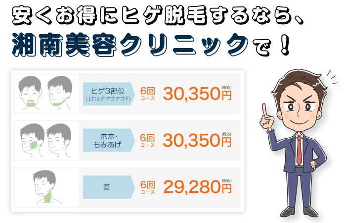 湘南美容クリニックヒゲ脱毛